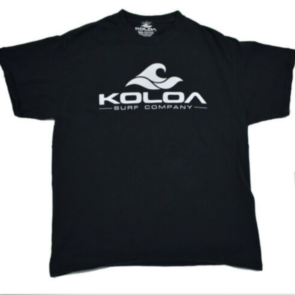 Koloa Surf Company Mens Black T-Shirt Large